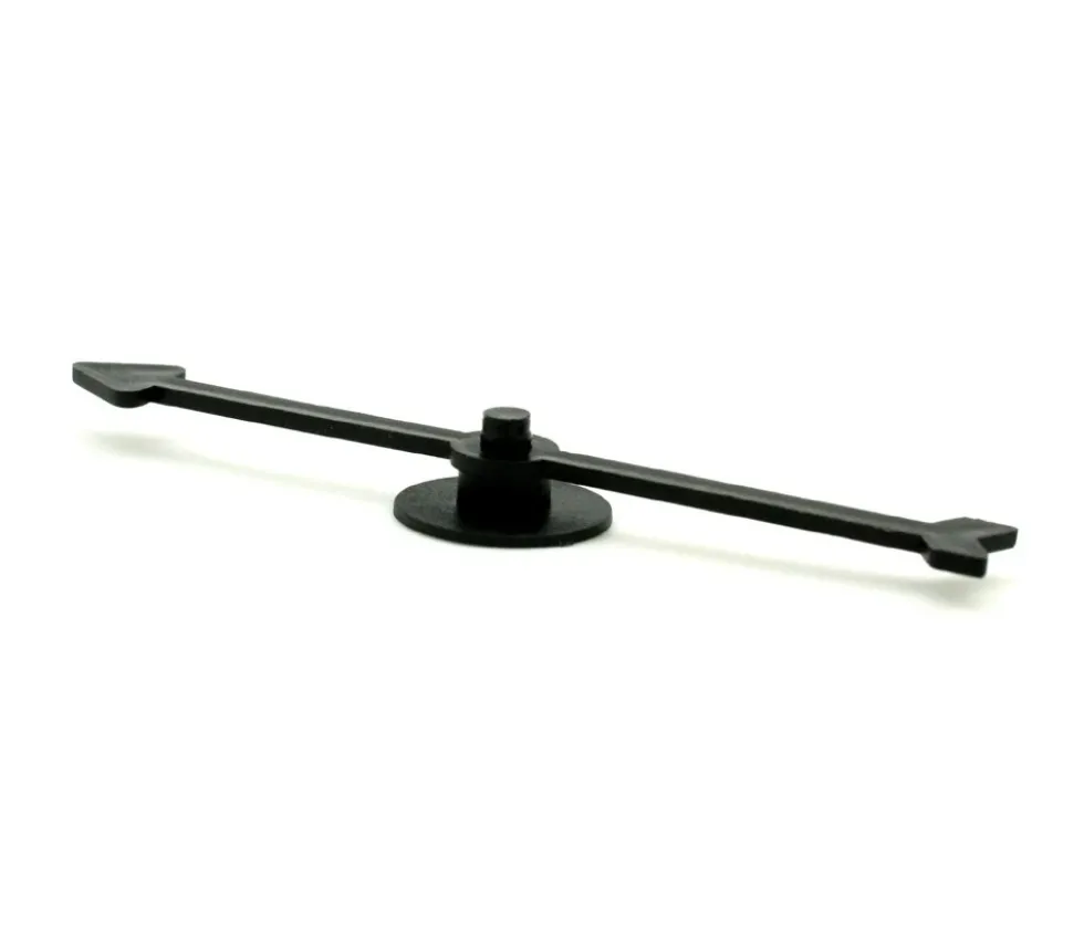 Flèche 100 mm noire (10 cm) pour créer un jeu avec une roue