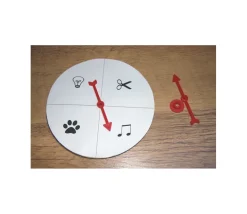 Flèche 75 mm pour créer un jeu avec une roue