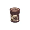 Gobelet lancer dés en cuir Steampunk