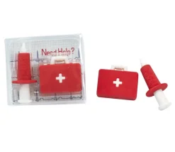 2 gommes Kit de secours : 1 valisette + 1 seringue