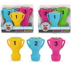 3 gommes trophées récompense