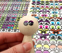 594 gommettes stickers yeux adhésifs