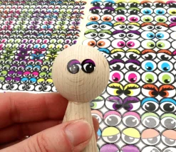 594 gommettes stickers yeux adhésifs