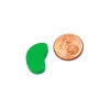 Graine haricot en bois verte de 17.5 x 11 x 4 mm