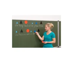 Grammaire Base Montessori 50 pièces magnétiques (4 formes)