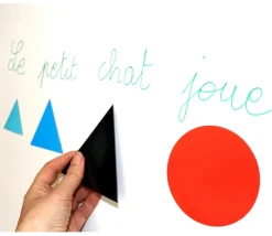 Grammaire 2 Montessori 50 symboles magnétiques (10 formes)