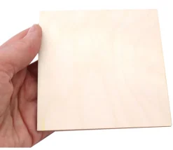 Grand carré en bois 10 x 10 cm CP brut