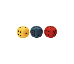 Grand dé en mousse 7 cm pour jeu