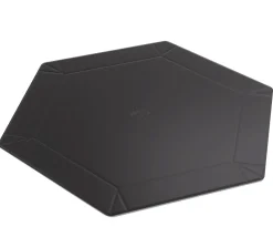 Grande piste de dés hexagonale magnétique 27 x 27 cm