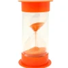 Grand sablier 90 secondes très lisible - ORANGE - 12 cm GM
