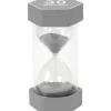 Grand sablier super lisible 30 minutes - GRIS - 16 cm MAXI