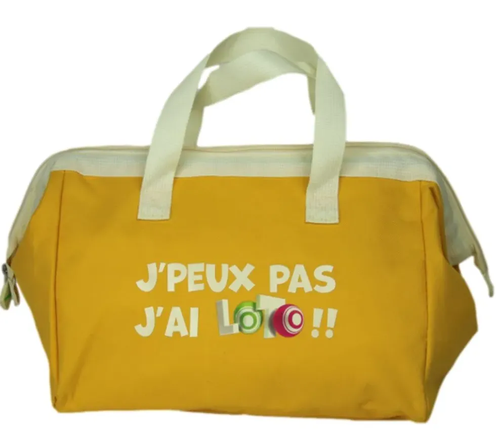 Grand sac de rangement pour accessoires loto ou bingo
