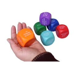 6 grands dés langage : je raconte une histoire 4 cm