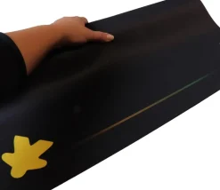 Grand tapis Meeple noir Multijeux 100 x 60 cm