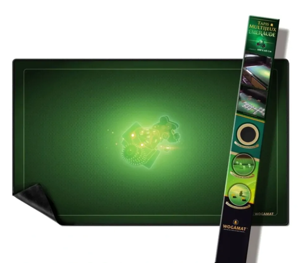 Grand tapis multijeux 100 x 60 cm Vert émeraude - super qualité taille 2