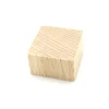 50 gros jetons carrés bois naturel 2.5 cm épais