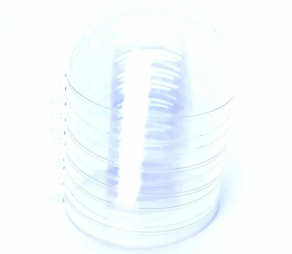 5 grosses Boules 10 cm plastique cristal à remplir et suspendre