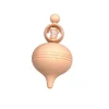 Grosse toupie bois brut avec lanceur ficelle 10.7 cm