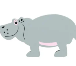 Hippopotame en bois 50 x 90 x 15 mm