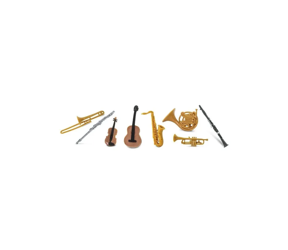 8 instruments de musique figurines jouet