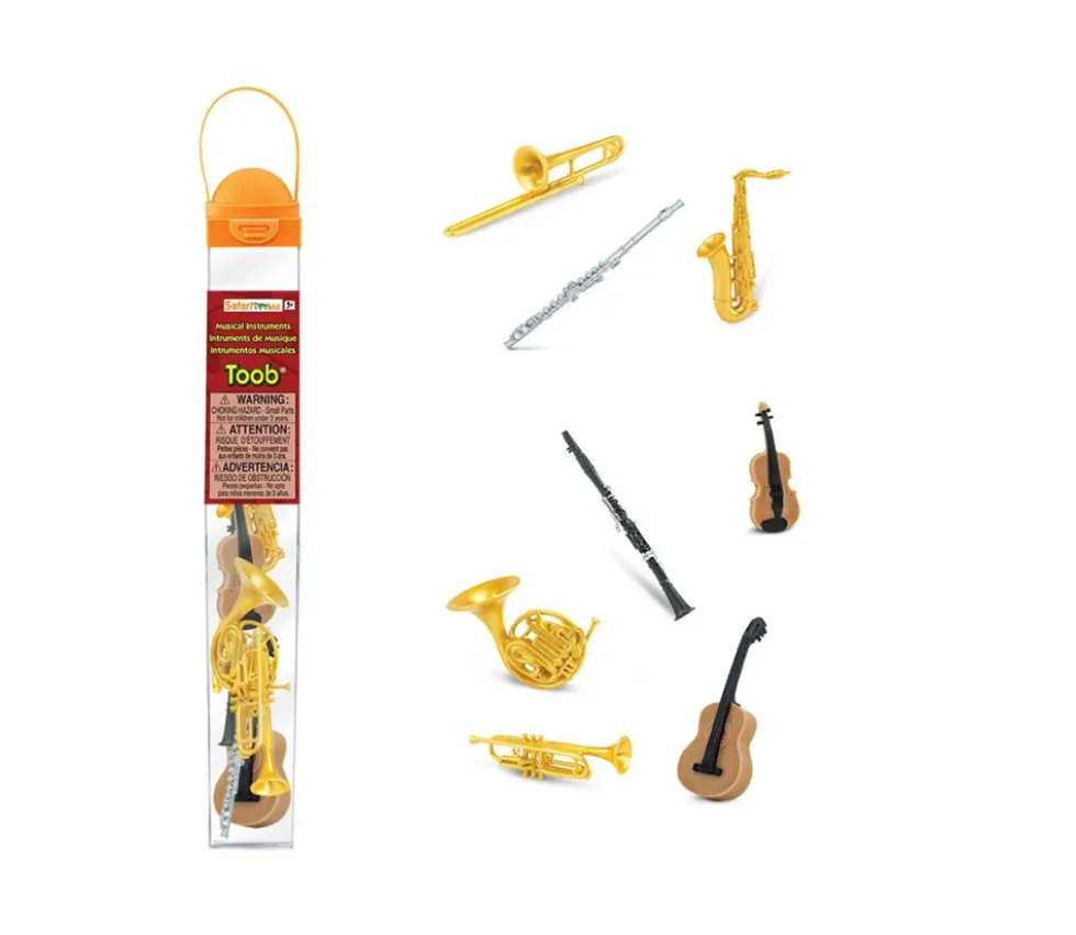 8 instruments de musique figurines jouet