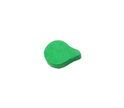 Jeton feuille goutte verte -14 x 10 x 4 mm