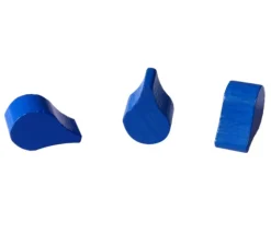 Jeton goutte d'eau bleue 17 x 11 x 8 mm