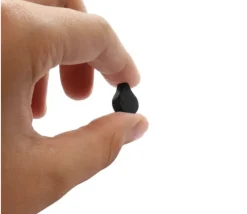 Jeton goutte noir 14 x 10 x 4 mm
