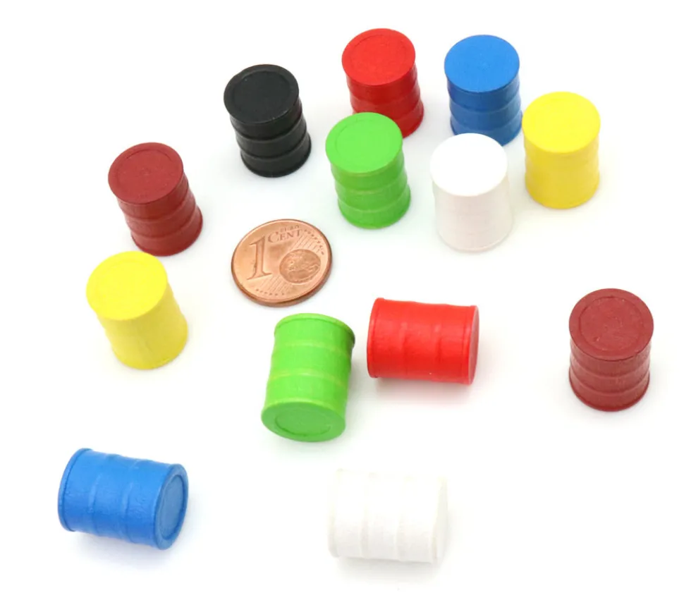 Jeton petit Tonneau 12 x 15 mm baril en bois