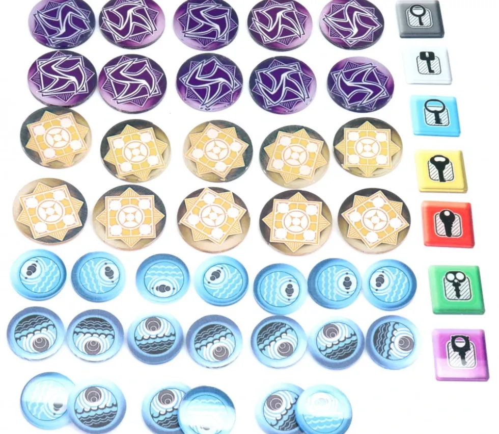 46 jetons compatibles jeu Arkham Horror
