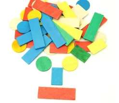 50 Jetons de jeux en bois lot pour tarot, nain jaune, mise 5 couleurs
