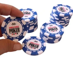 25 Jetons de poker world series valeur 50 - 14 gr