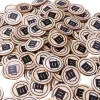 500 jetons en bois bière - 2.5 cm