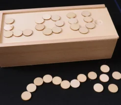 2500 Jetons en bois 1.5 cm jeux - loto - bingo - loisirs créatifs