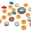 25 jetons jeux thème des contrées de l'horreur