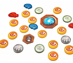 25 jetons jeux thème des contrées de l'horreur
