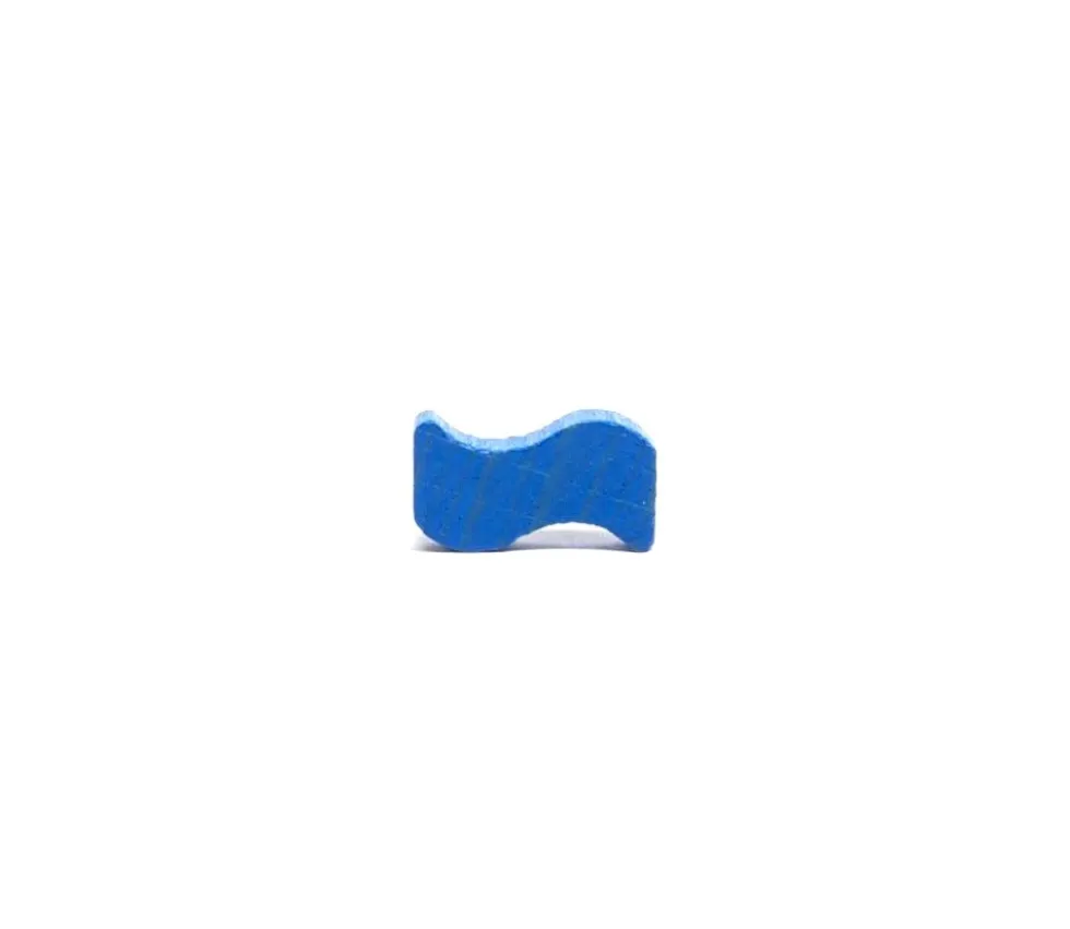 Jeton vague bleue 20 x 10 x 4 mm