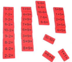 Jeu addition et soustraction - 109 plaquettes