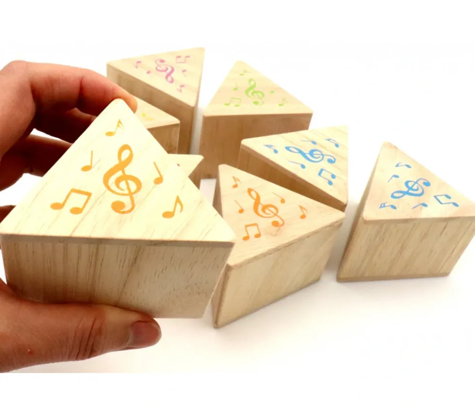 Jeu auditif - Prismes Mémo sonore en bois