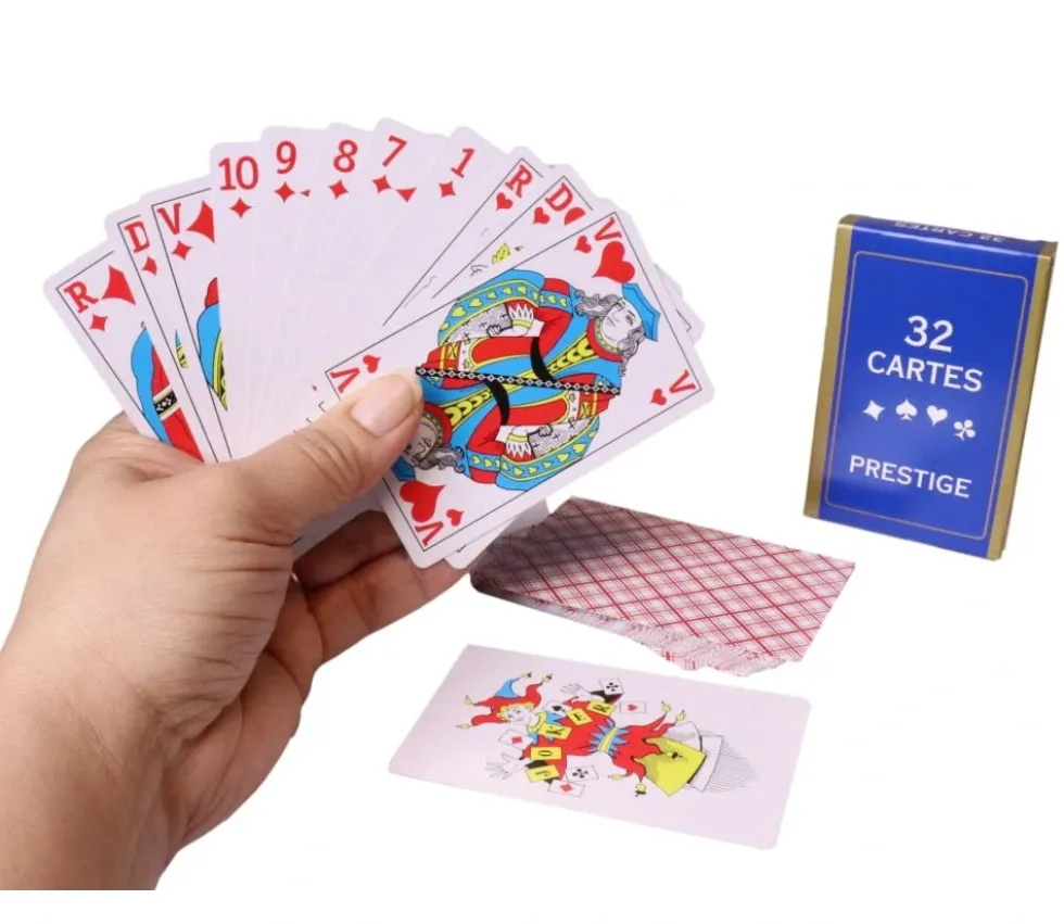 JEU 32 CARTES FRANÇAISES classique belote