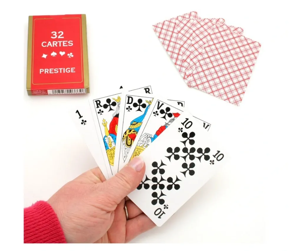 JEU 32 CARTES FRANÇAISES classique belote