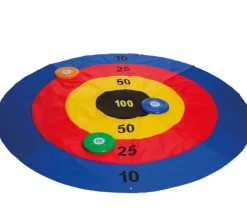 Jeu cible géante 2 mètres avec 3 frisbees