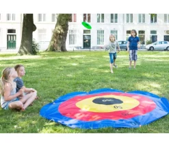 Jeu cible géante 2 mètres avec 3 frisbees