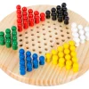 Jeu Dames chinoises en bois 22 cm diamètre
