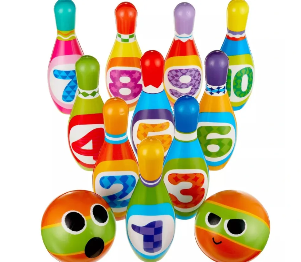Jeu de bowling doux souple pour enfants
