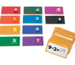 Jeu de calcul en bois addition et soustraction
