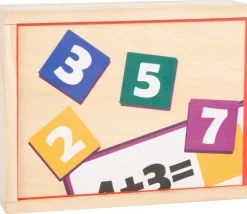 Jeu de calcul en bois addition et soustraction