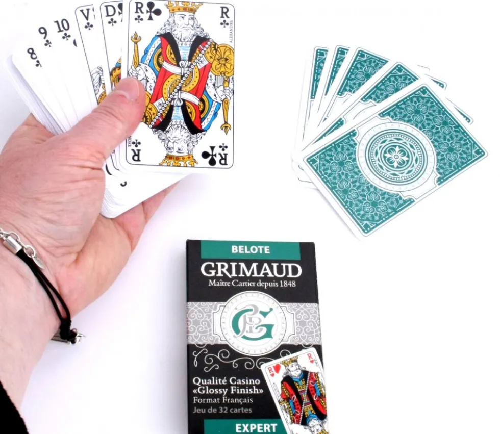 Jeu de cartes 32 cartes Grimaud EXPERT Belote