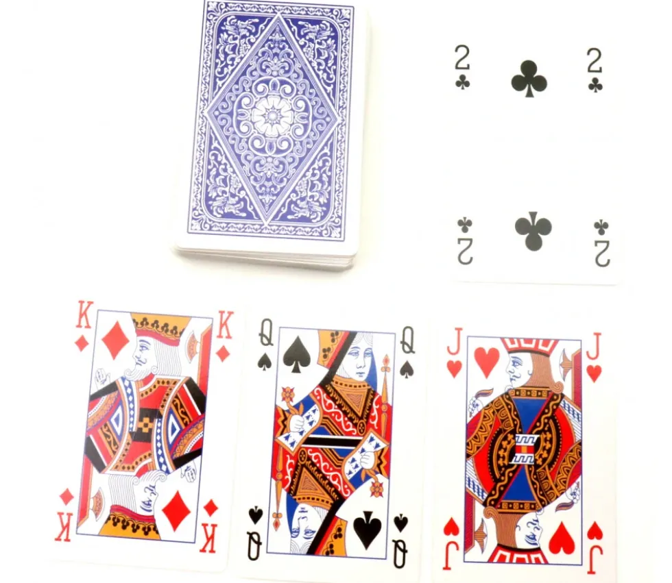 Jeu de 54 cartes à jouer classiques internationales