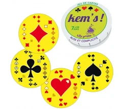 Jeu de cartes KEM'S - Rapidité et observation